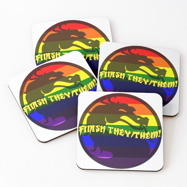 Item preview, Finish They/Them Mortal Kombat Rainbow  designed and sold by GlowFYourself.