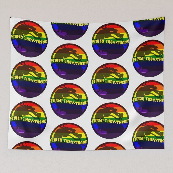 Item preview, Finish They/Them Mortal Kombat Rainbow  designed and sold by GlowFYourself.