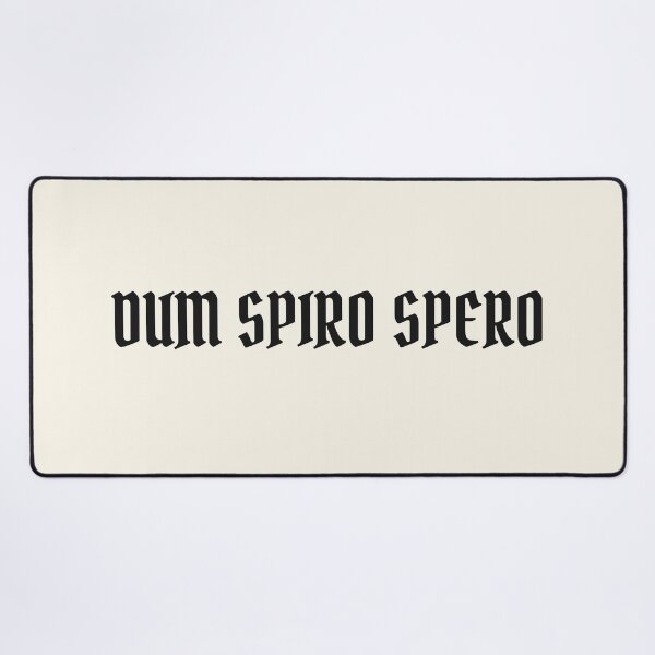 Item preview, Dum Spiro Spero | While I Breathe I Hope | Inspirational Latin Quote designed and sold by semenol.