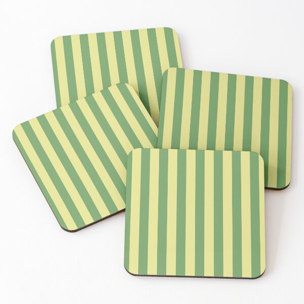 Item preview, Texas Drummond Phlox Garden Green Watercolor Cabana Stripe Pattern designed and sold by CaroStudioTX.