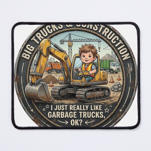 Item preview, I JUST REALLY LIKE GARBAGE TRUCKS, OK? designed and sold by likbatonboot.