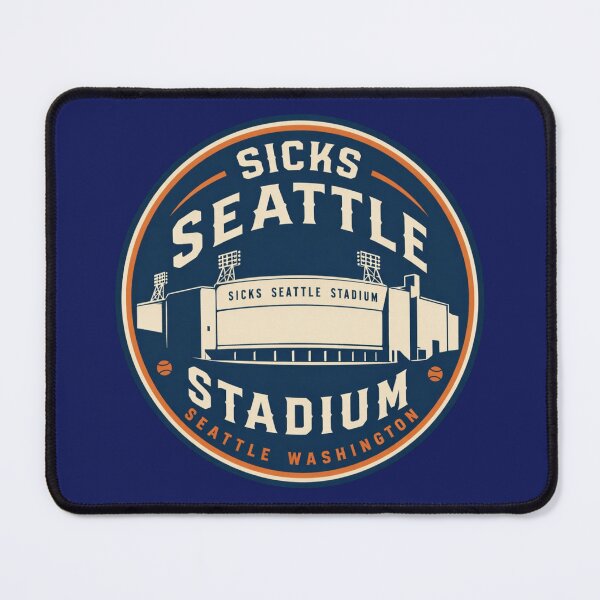 Item preview, Sicks' Seattle Stadium Vintage Baseball Badge designed and sold by Apex & Anthem .