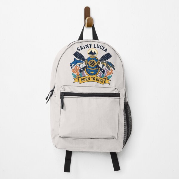 Item preview, St. Lucia Underwater Heritage Vintage Scuba Diving Crest designed and sold by scicilysimonee.