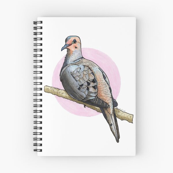 Item preview, Mourning Dove on Branch designed and sold by Drawn-To-Nature.
