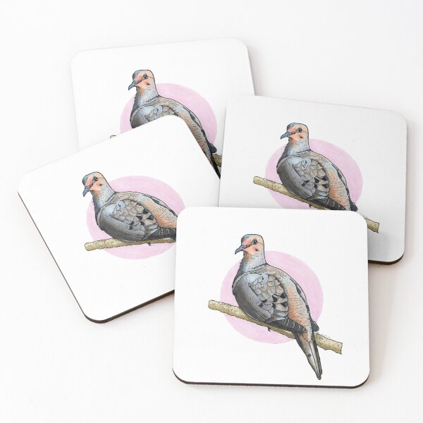 Item preview, Mourning Dove on Branch designed and sold by Drawn-To-Nature.