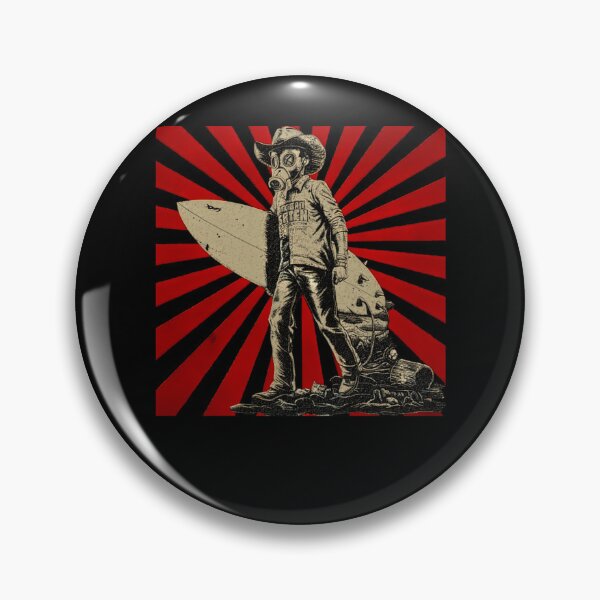 Item preview, Dystopian Cowboy Surfer Gas Mask designed and sold by user2904.