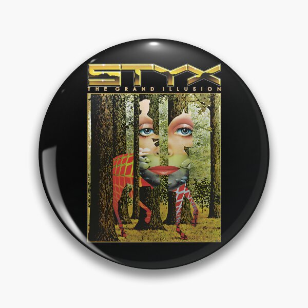 Item preview, Styx The Grand Illusion Forest Face Collage designed and sold by radwanedz.