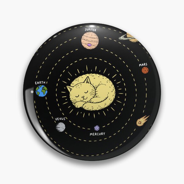 Item preview, CAT ASTRONOMY SOLAR SYSTEM PLANETS designed and sold by Madjack Tees Kiwi SuperStore.