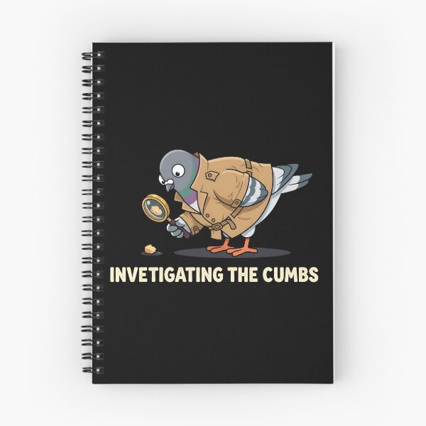 Item preview, Investigating The Crumbs Detective Pigeon designed and sold by Zazz Lee.