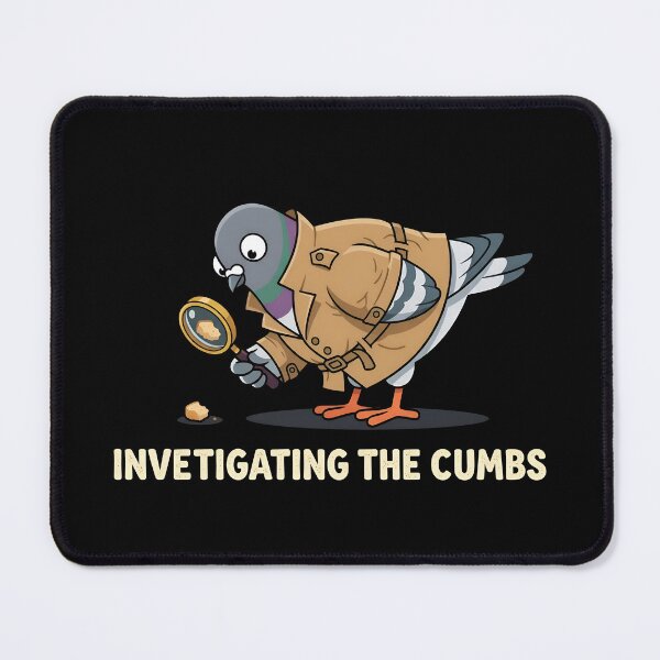 Item preview, Investigating The Crumbs Detective Pigeon designed and sold by Zazz Lee.