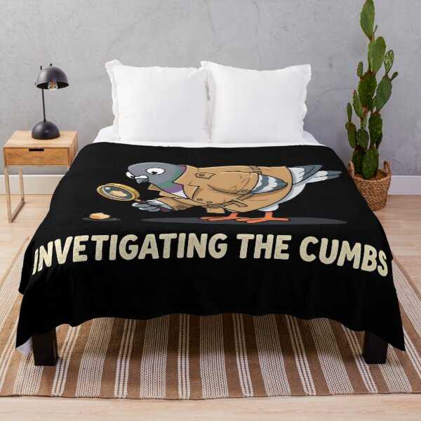 Item preview, Investigating The Crumbs Detective Pigeon designed and sold by Zazz Lee.
