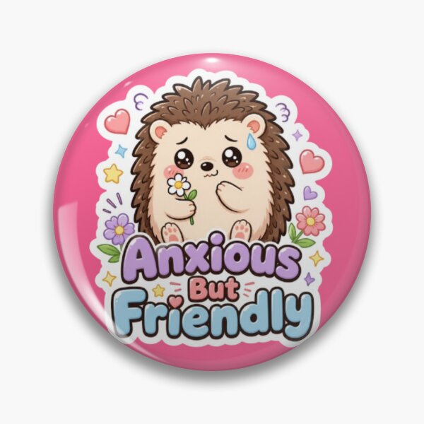 Item preview, Erizo ansioso pero amigable designed and sold by amyness.