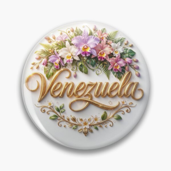Item preview, Venezuela - Tropical Luxury with Flor de Mayo Orchid designed and sold by elglotonmusical.