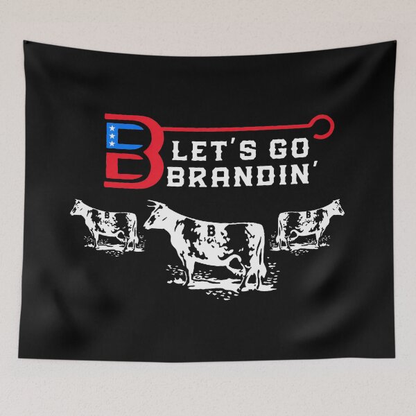 Item preview, Let's Go Brandin' Lets Go Brandin Cows designed and sold by NoThoughtsCat.