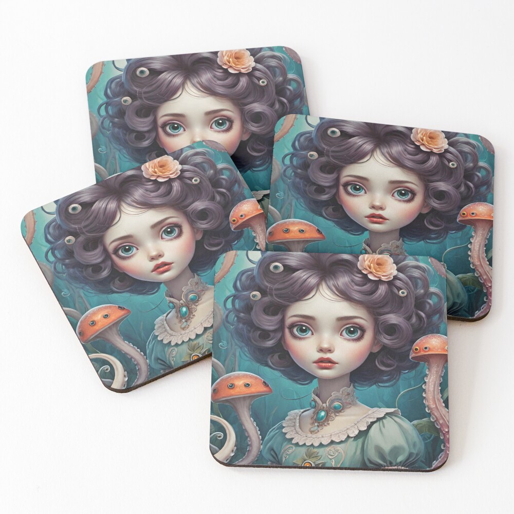 Item preview, Coasters (Set of 4) designed and sold by EarthyMade.