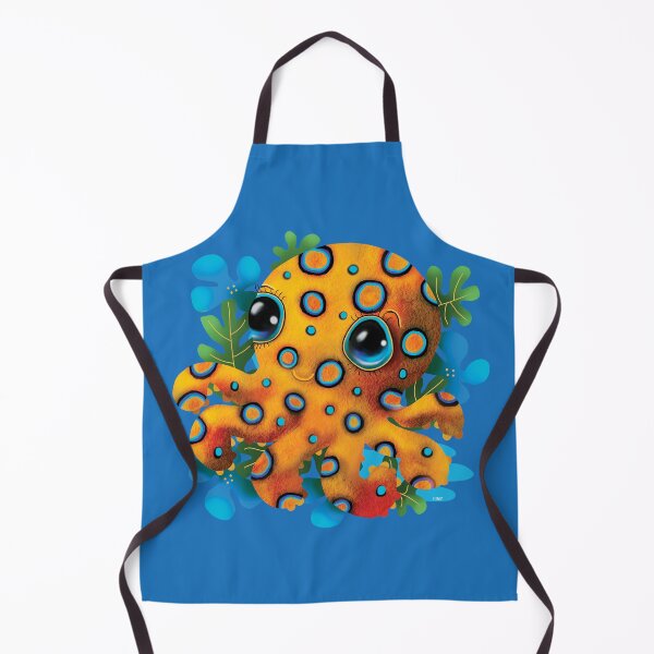 Item preview, Cute Kawaii Blue Ringed Octopus designed and sold by Karin Taylor.