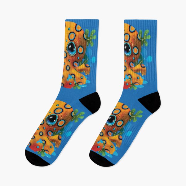 Item preview, Cute Kawaii Blue Ringed Octopus designed and sold by Karin Taylor.