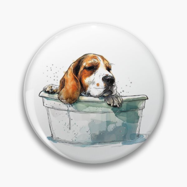 Item preview, Beagle Dog | Cute Puppy Aesthetic Art designed and sold by Mandayartstudio.