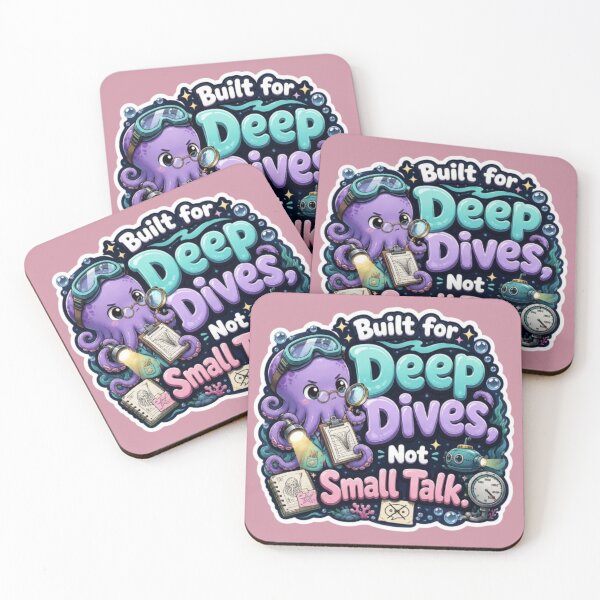 Item preview, Built for Deep Dives, Not Small Talk. designed and sold by amyness.