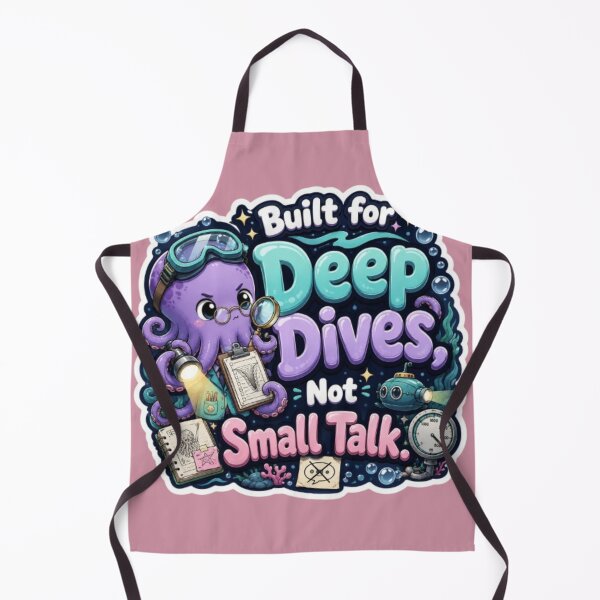 Item preview, Built for Deep Dives, Not Small Talk. designed and sold by amyness.