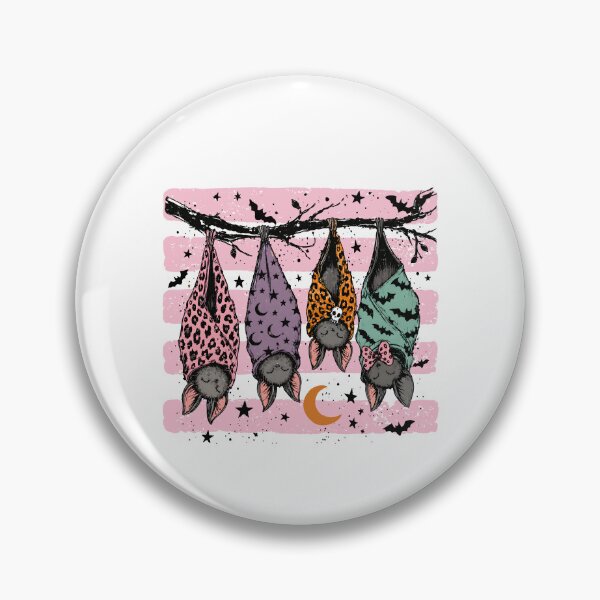Item preview, Striped Spooky Season Bats Halloween designed and sold by Poopielandia.