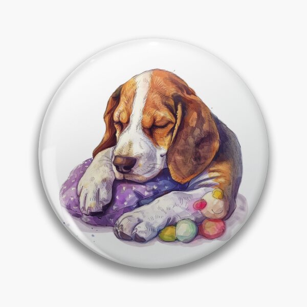 Item preview, Beagle Dog | Cute Puppy Aesthetic Art designed and sold by Mandayartstudio.