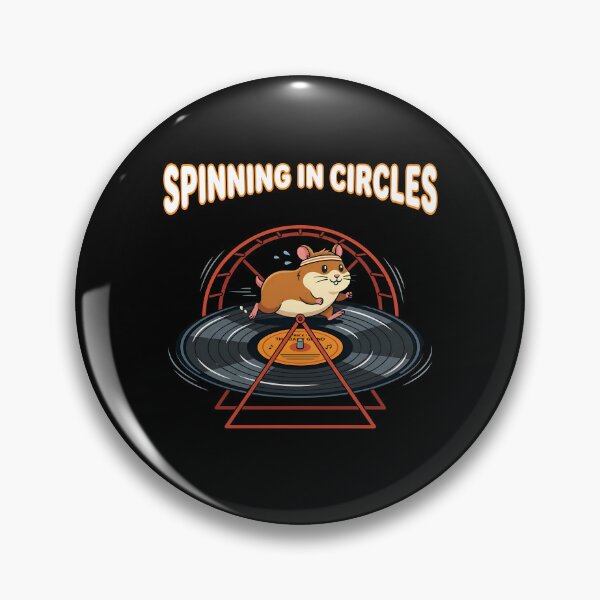 Item preview, Spinning In Circles - Hamster Vinyl Record designed and sold by Zazz Lee.
