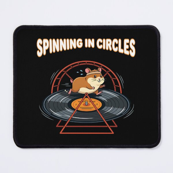 Item preview, Spinning In Circles - Hamster Vinyl Record designed and sold by Zazz Lee.