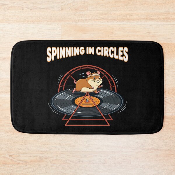 Item preview, Spinning In Circles - Hamster Vinyl Record designed and sold by Zazz Lee.