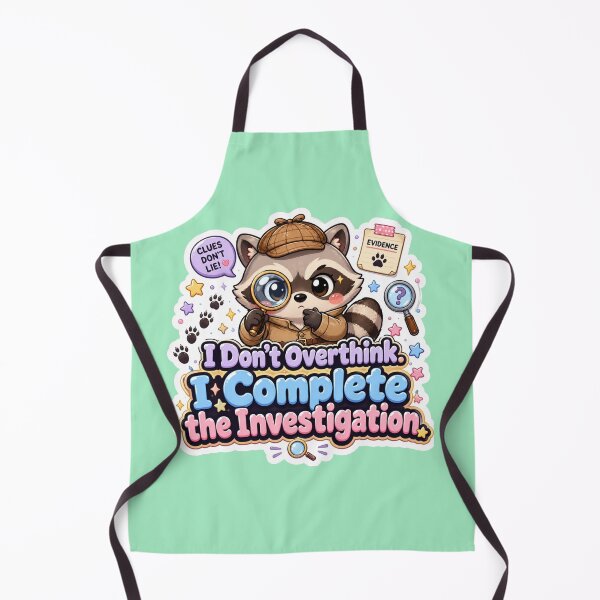 Item preview, I don't overthink. I complete the investigation. designed and sold by amyness.
