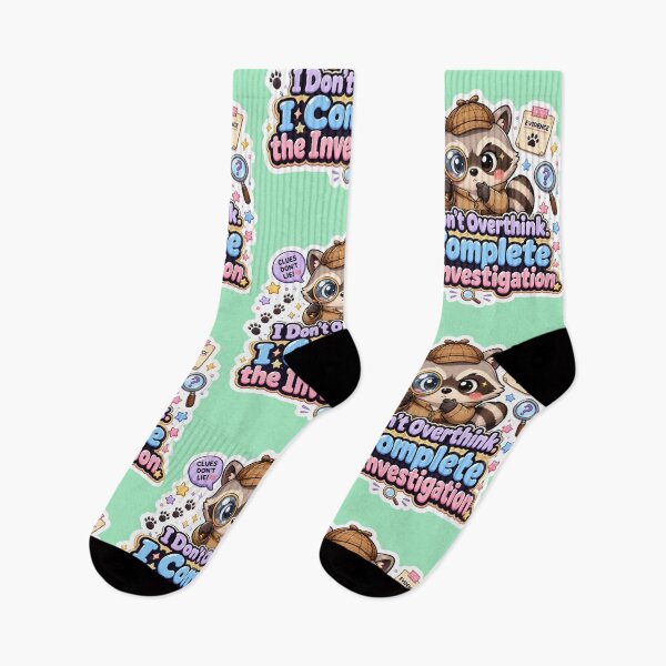 Item preview, I don't overthink. I complete the investigation. designed and sold by amyness.
