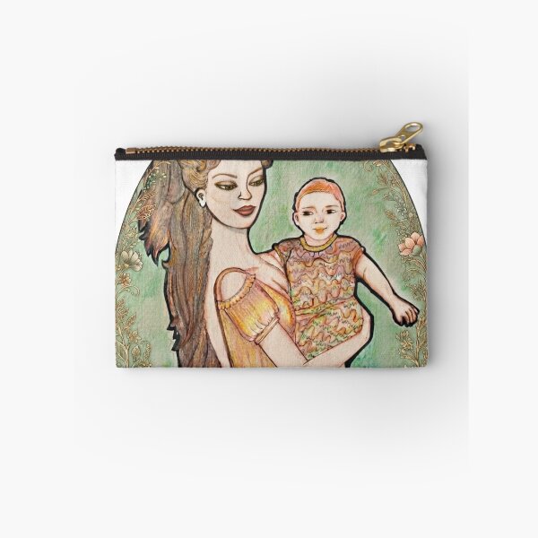 Item preview, Divine Motherhood: A Portrait of Love and Heritage by artist Miriane Barros, Mimi Artes collection designed and sold by mimiartes.