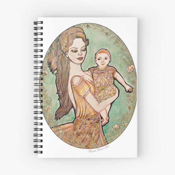 Item preview, Divine Motherhood: A Portrait of Love and Heritage by artist Miriane Barros, Mimi Artes collection designed and sold by mimiartes.