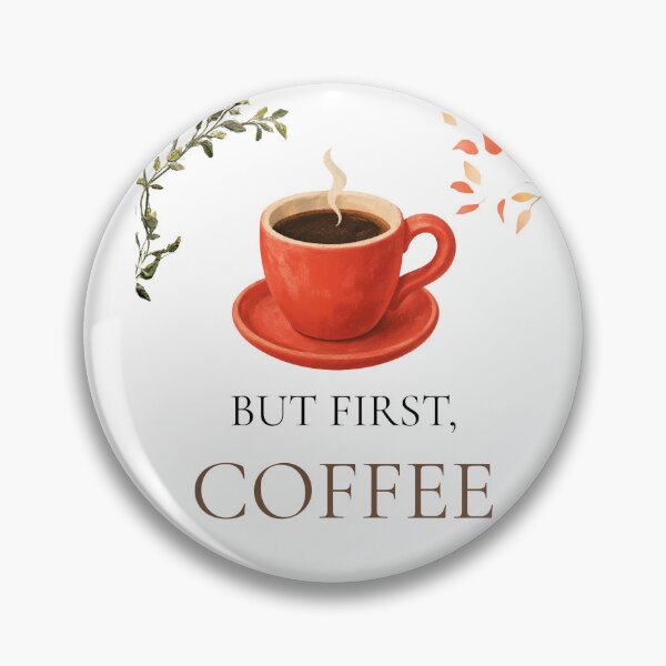 Item preview, But First Coffee Minimalist Typography Design designed and sold by DansStoreD23.