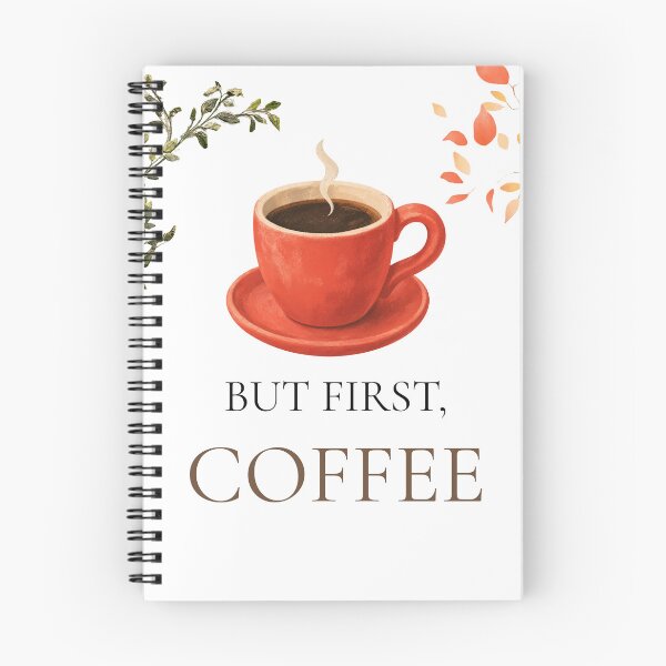 Item preview, But First Coffee Minimalist Typography Design designed and sold by DansStoreD23.