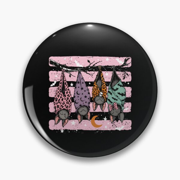 Item preview, Striped Spooky Season Bats Halloween designed and sold by Poopielandia.