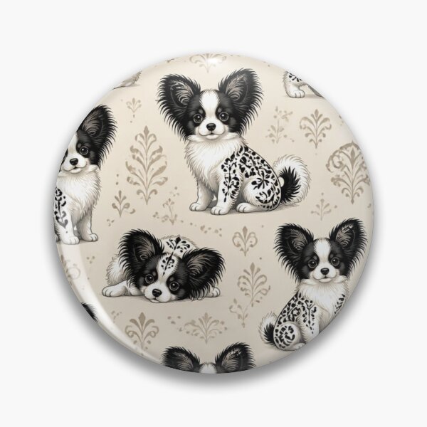Item preview, Papillon Puppies Pattern designed and sold by Wags & Tails.