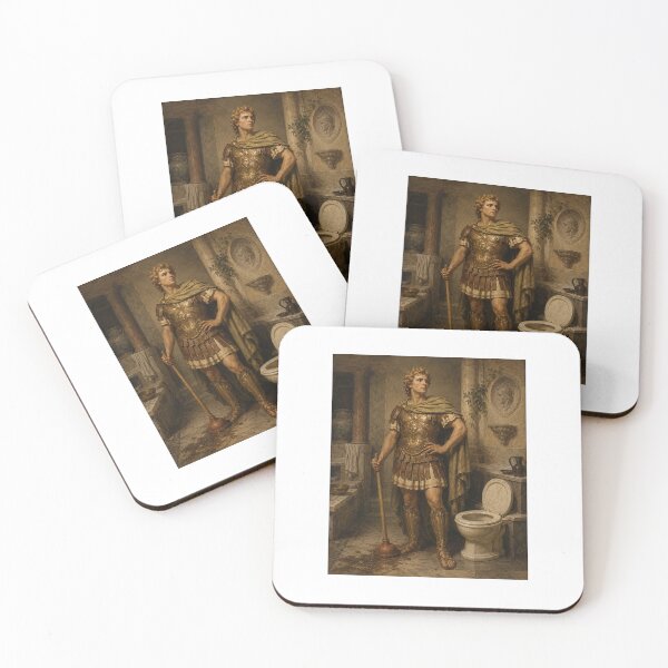 Item preview, Funny Bathroom Wall Art, Alexander Conquer the Clog Poster, Vintage Restroom Decor designed and sold by shopcanva.