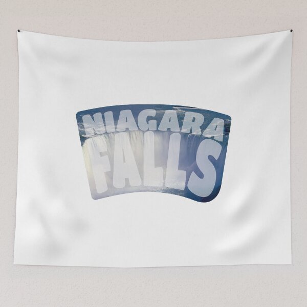 Item preview, Niagara Falls Souvenir Canada USA Typography designed and sold by peter2art.