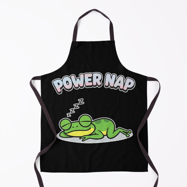 Item preview, Power Nap Sleeping Frog Cartoon designed and sold by Taridesign.
