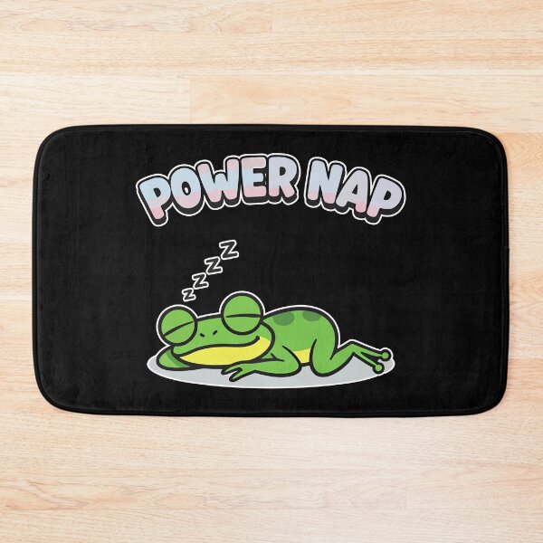 Item preview, Power Nap Sleeping Frog Cartoon designed and sold by Taridesign.