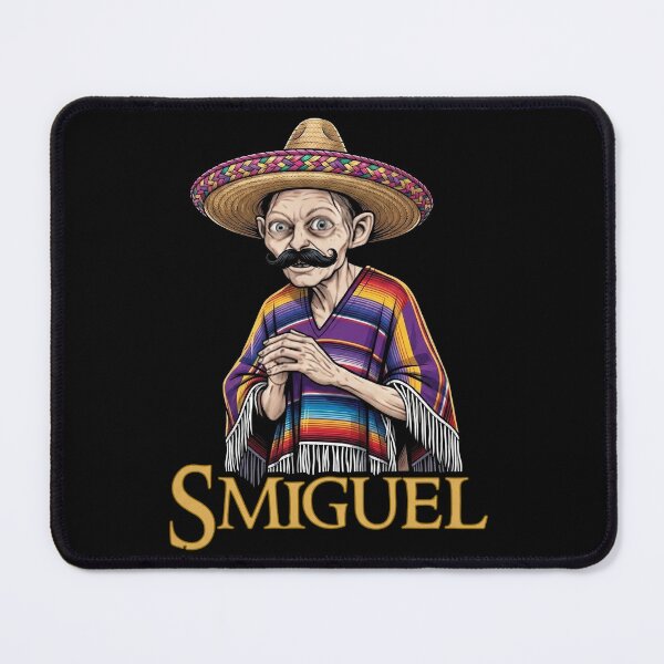 Item preview, Smiguel Wearing Mexican Sombrero And Poncho Graphic designed and sold by SonnyGilmore.
