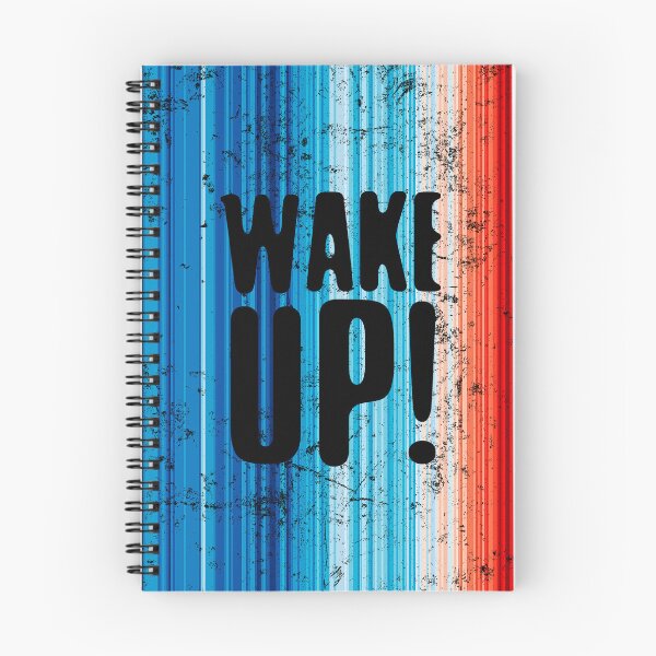 Item preview, Climate Change Stripes - Wake Up! designed and sold by Frank J. Art.