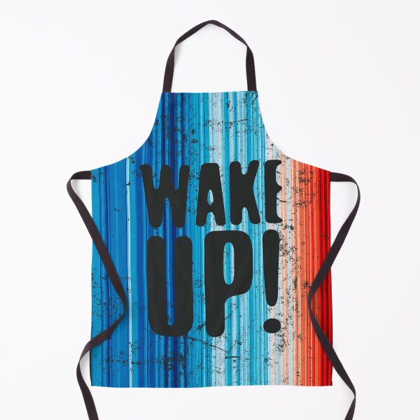 Item preview, Climate Change Stripes - Wake Up! designed and sold by Frank J. Art.