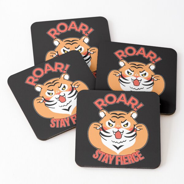 Item preview, Cute Tiger ROAR Stay Fierce T-Shirt designed and sold by BluntLines.