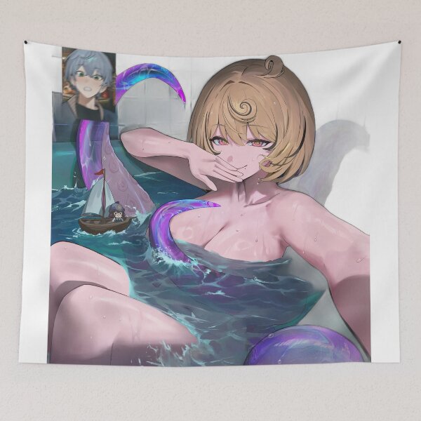 Item preview, Yidhari Murphy and Officer Tomiya Bathtub Selfie Zenless Zone Zero designed and sold by KomiArts.