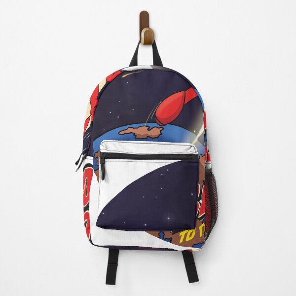 Item preview, Blast Off to the Moon! | Retro 50s Sci-Fi Rocket Adventure designed and sold by Redwolf77.