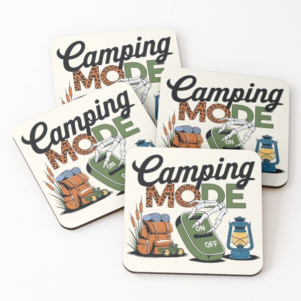 Item preview, Camping Mode ON – Funny Outdoor Adventure & Camping Lover Design designed and sold by Palette & Hue.