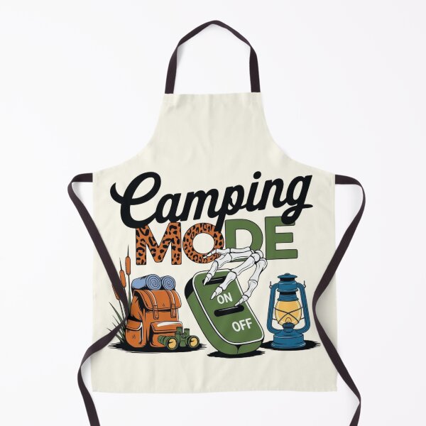 Item preview, Camping Mode ON – Funny Outdoor Adventure & Camping Lover Design designed and sold by Palette & Hue.