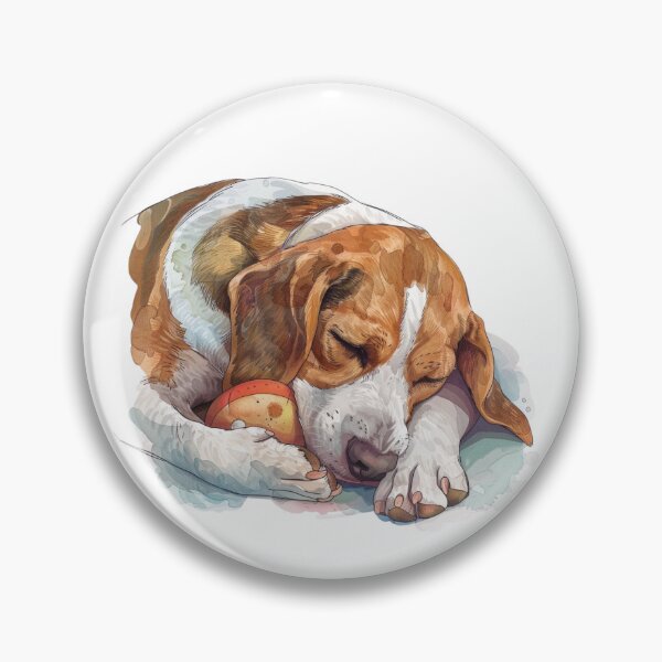 Item preview, Beagle Dog | Cute Puppy Aesthetic Art designed and sold by Mandayartstudio.
